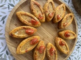 Barquettes facon tortillas de patatas aux poivrons et manchego