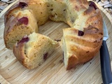 Gateau fromage blanc framboise