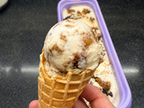 Glace vanille cookie dough