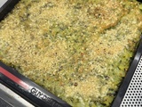 Gratin de courgettes legers et parfume