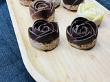 Mini roses financiers noisettes chocolat