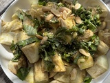 Salade d'aubergines a la thaie