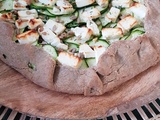 Tarte rustique courgettes feta