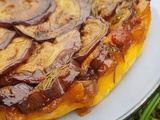 Tatin d'aubergines au confit de tomates