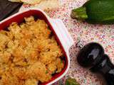 Celle qui faisait…un crumble de courgettes aux chips