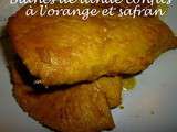 Blancs de poulet confits à l'orange et au safran