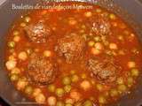 Boulettes de viande façon Metwem(plat algérien)