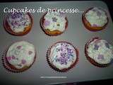 Cupcakes de princesse à la vanille et au philadelphia milka