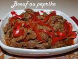 Emincé de boeuf au paprika