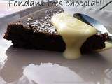 Fondant au chocolat pour la fête des Papas