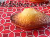 Madeleines au miel de Christophe Felder