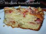 Moelleux fraises/rhubarbe