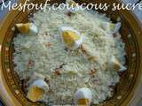 Ramadan Mesfouf,couscous sucré