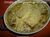 Soupe à l'oignon gratinée