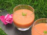 Jus de tomates façon gaspacho