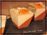 Panacotta vanille - mangue