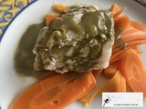 Filet de poisson du lit de carottes