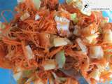 Salade carottes, pommes,