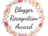 Blogger Recognition Award