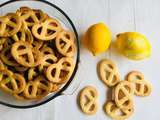 Bretzels sablés au citron