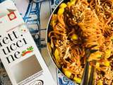 Fettuccine au thon, courgettes et tomates version Jamie Oliver