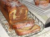 Cake Marbré au chocolat, vanille, zeste d'orange et Smen (beurre clarifié, le ghee)