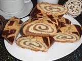 Croquets marbrés au chocolat / gateau Algerien sec