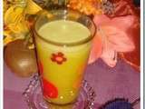 Jus d’ananas, orange et kiwi (centrifugeuse)