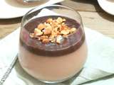 Panna cotta bi couches aux Nutella à l'agar-agar