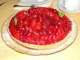 Tarte aux fraises à la crème diplomate/ à ma façon