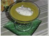 Veloute de courgettes a l’ail et aux fines herbes