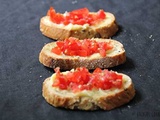 Bruschetta aioli et tomates