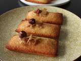 Financiers noisettes & crêpes dentelles