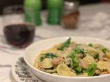 Orecchiette aux saucisses italiennes et rapinis