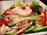 Salade asiatique aux fruits de mer