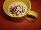 Chocolat blanc chaud