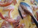 Clafoutis aux 2 Poivrons et tomates