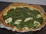 Tour n°347 - Tarte épinard et fromage ail et fines herbes