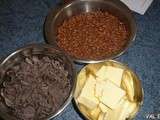 Bouchees au chocolat et riz souffle