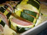 Courgettes farcies facon  orloff 