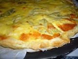 Quiche courgette et chevre