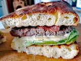 Focaccia burger