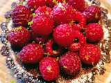 Tartelettes chocolat framboise