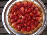 Tarte aux fraises et confiture de fraises