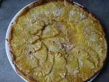 Tarte feuilletée à l'ananas frais