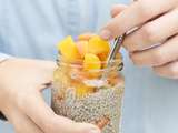 Chia pudding à la mangue et à la papaye