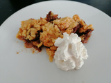 Crumble banane chocolat