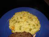 Risotto aux petis pois - carotte