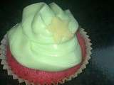 Cupcake red velvet - velours rouge