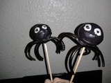 Halloween - cake pops araignee